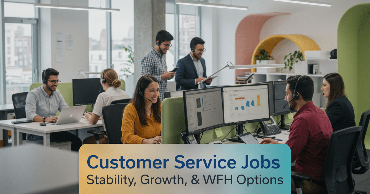 Customer Service Jobs: Stability, Growth, & WFH Options